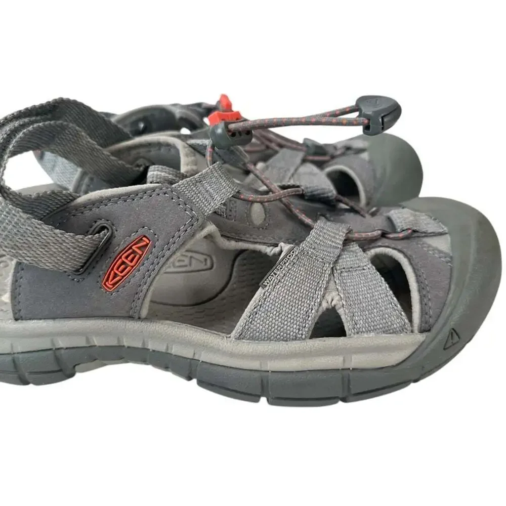 KEEN Ravine H2 Womens Sandals Size 8 Grey Water Hiking Outdoor Trail Casual